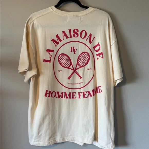 Homme + Femme Embroidered T-Shirt - Picture 5 of 5